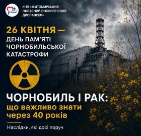 26 квітня — День пам'яті Чорнобильської трагедії